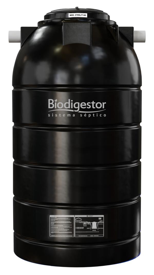BIODIGESTOR 2700L/714G