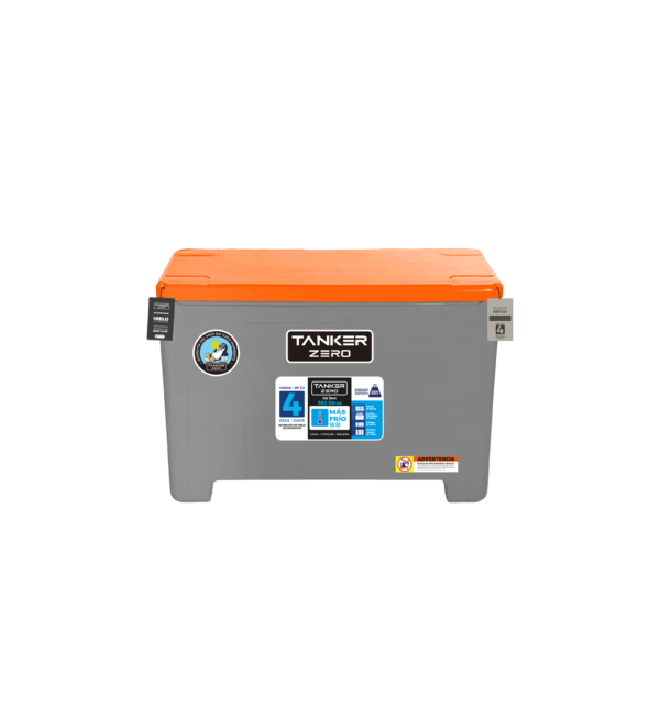 TANKER ZERO GRIS TAPA NARANJA MODELO 360LTS